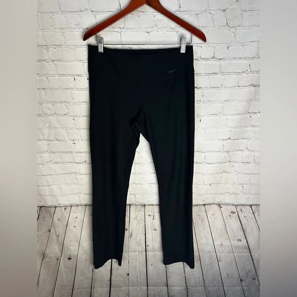 Nike Jet Black Active Leggings Large